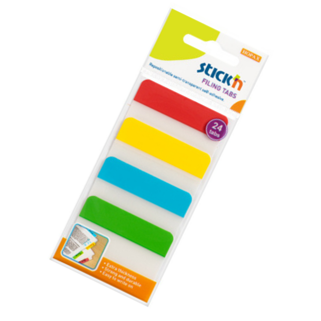 Filing Tabs Repositionable Multi Coloured 51mm x 38mm filing and page markers