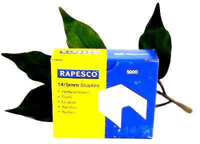 Rapesco Staples No.14/5  x5000 for 50/60 machine